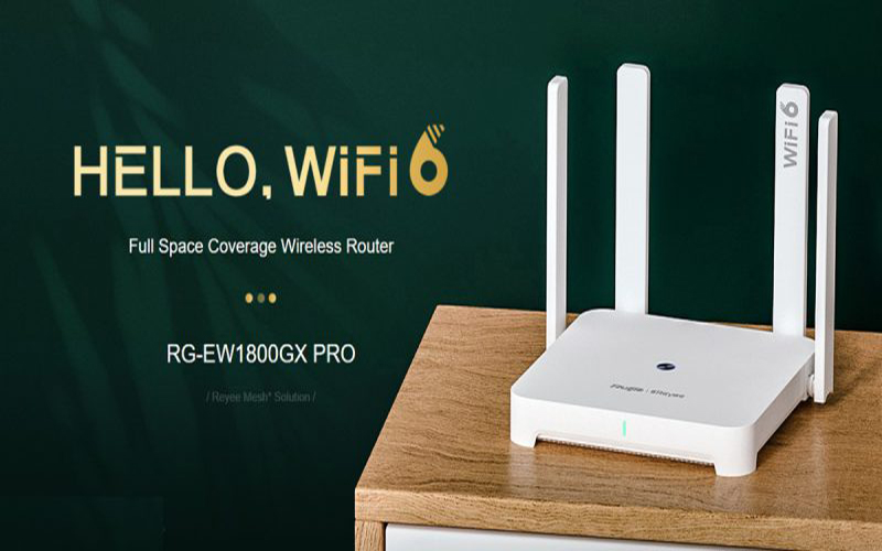 Bộ phát WiFi 6 Mesh Ruijie RG-EW1800GX PRO - 1800Mbps, Tốc độ cao